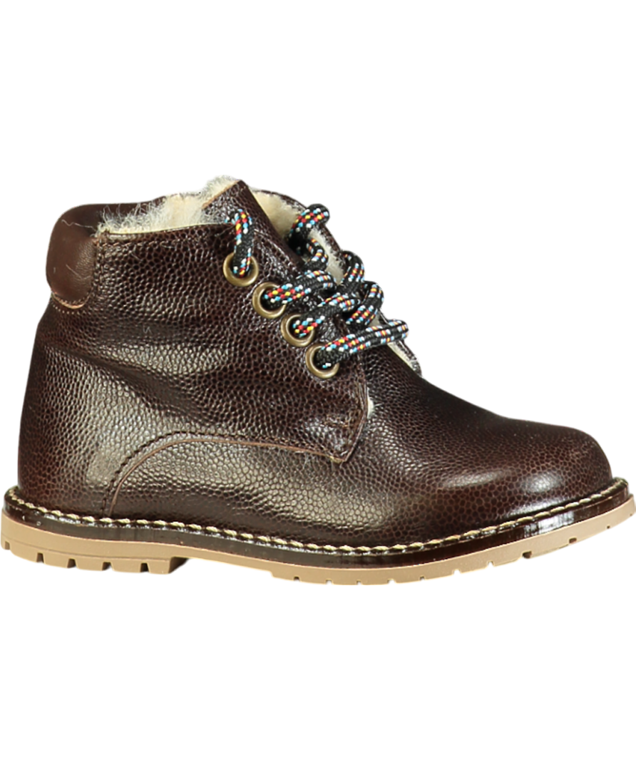 Bonpoint Brown Danton Leather And Suede Boots UK 4 EU 20 👼