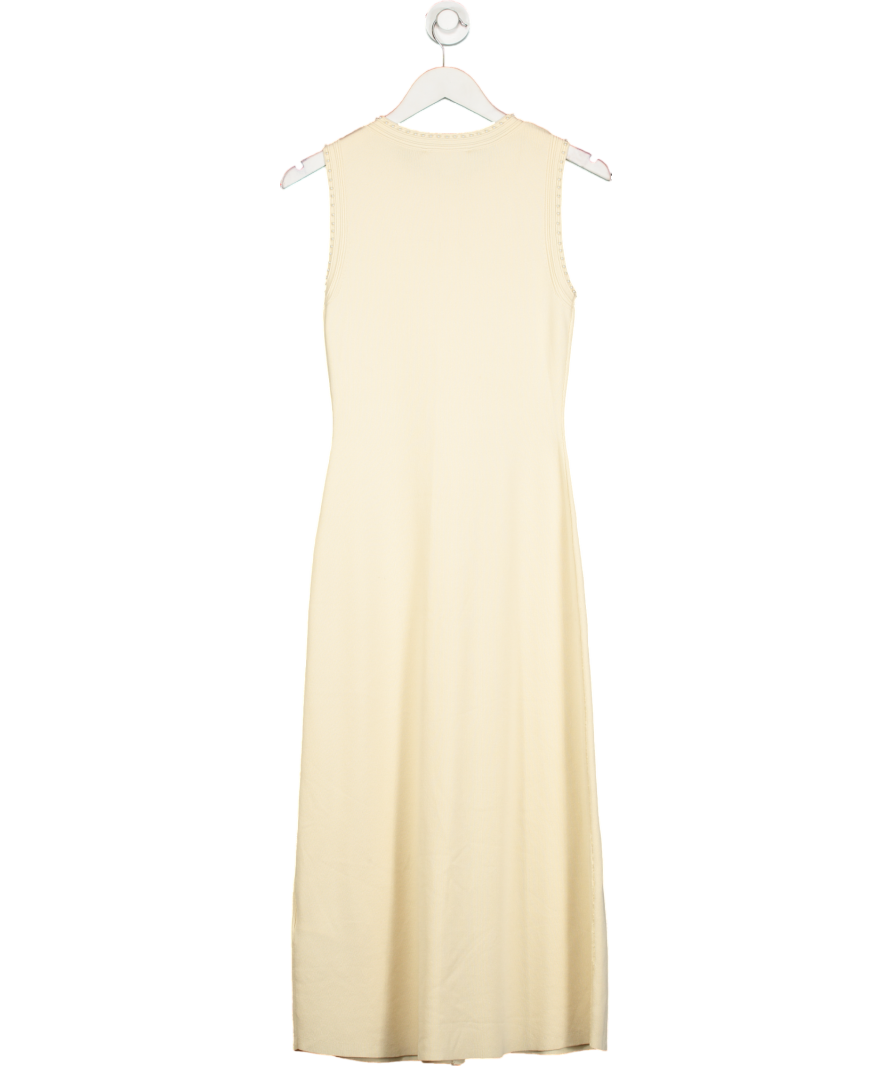 FOREVER NEW Yellow Delilah Pearl Detail Knit Dress Eu 34 UK 6