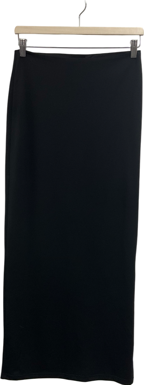 Pepper Mayo Black Solace Soul Straight Maxi Skirt UK S