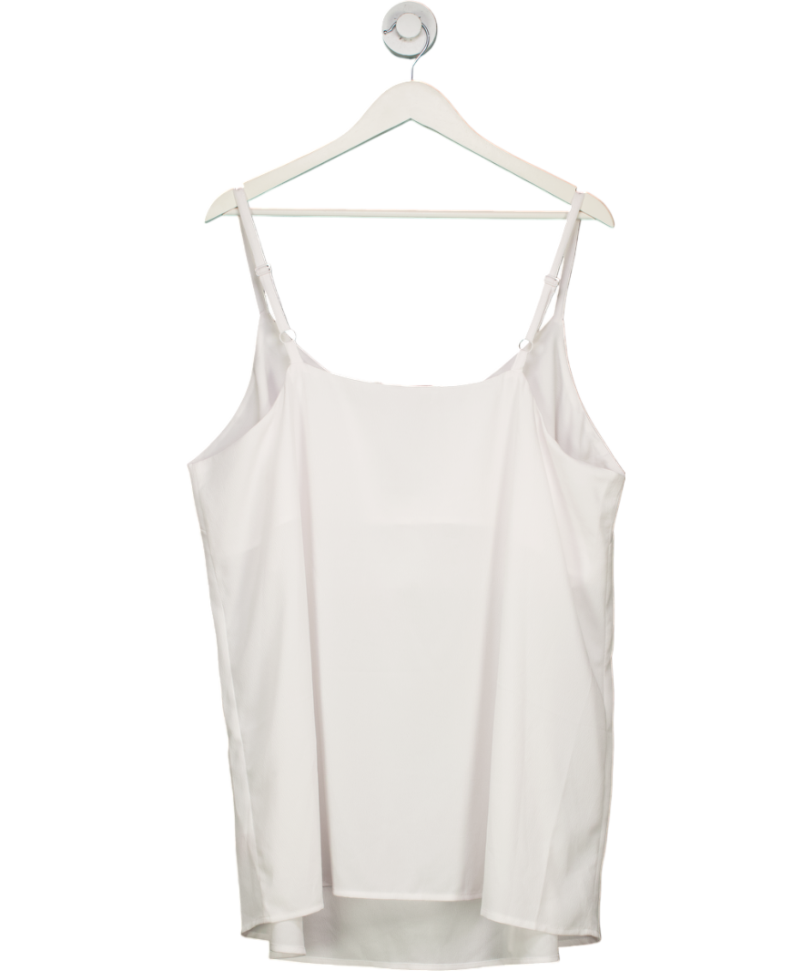 Yours White Curve Camisole UK 22