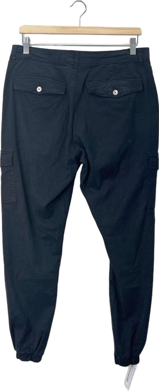 V by Very Black Cargo Joggers UK Size 12
