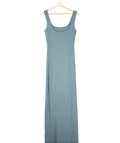 Viveh Blue Sapphire Sleeveless Jersey Maxi Dress UK 4