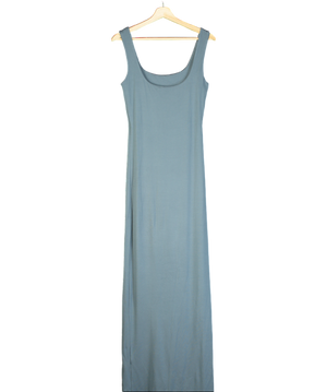 Viveh Blue Sapphire Sleeveless Jersey Maxi Dress UK 4
