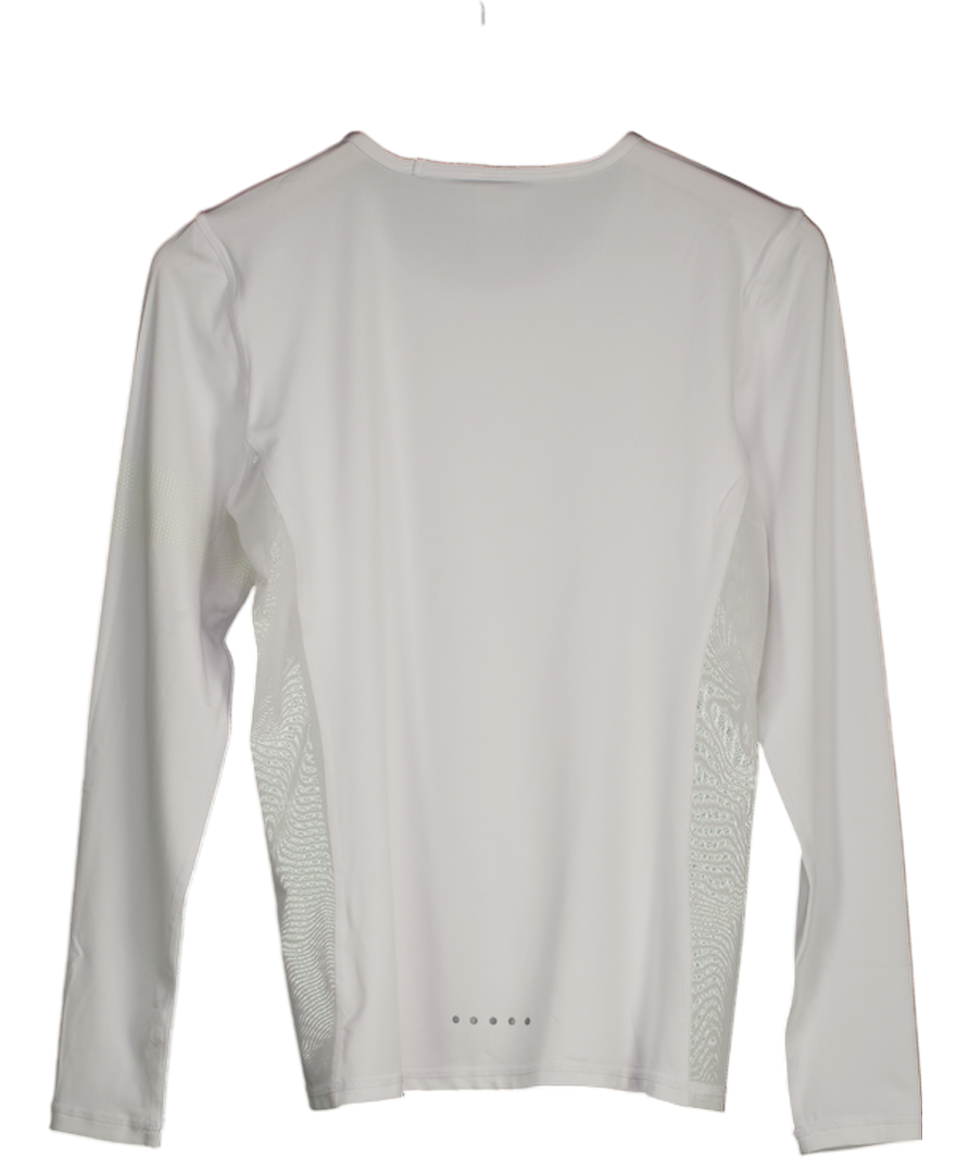 Stronger White Long Sleeve Activewear Top UK M