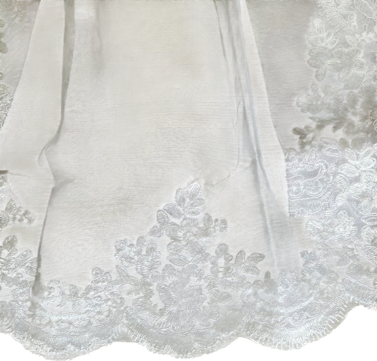 White Lace Veil One Size