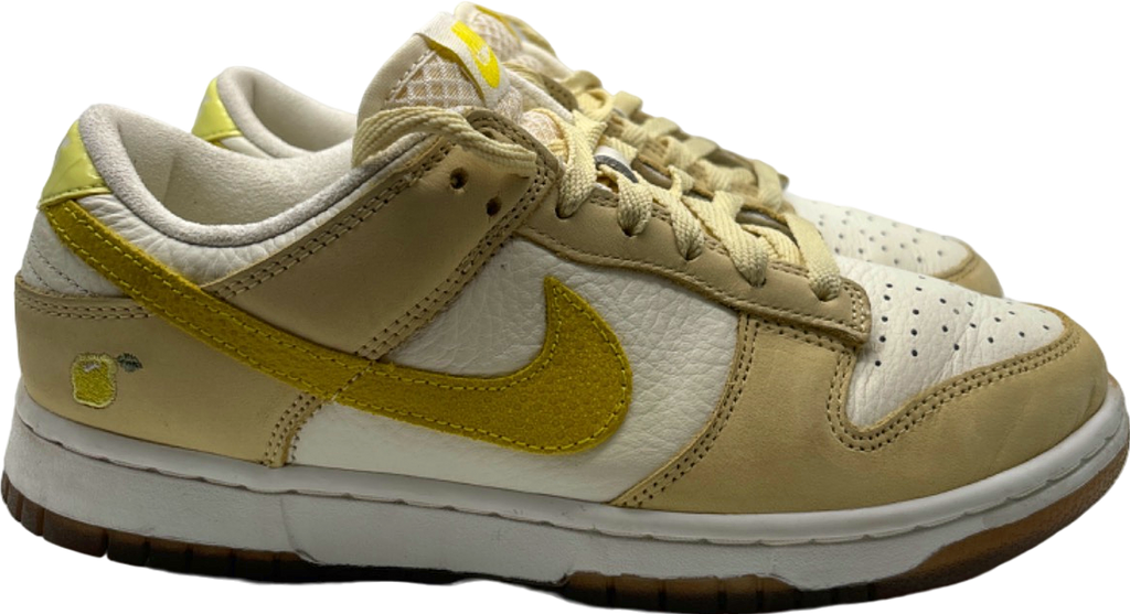 Nike Yellow/Beige Dunk Low Sneakers UK 5.5