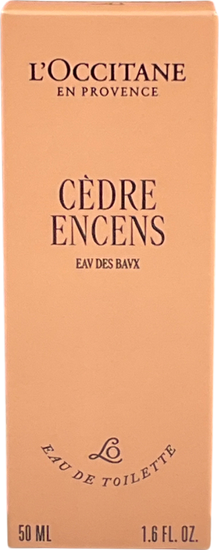 L'Occitane Cèdre Encens (formerly Eau Des Baux) Eau De Toilette 50ml