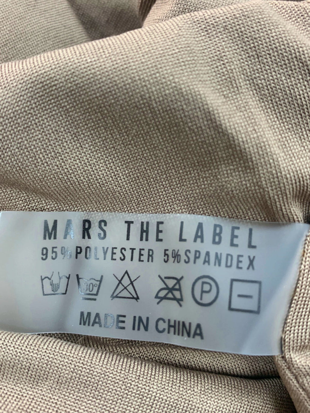 Mars The Label Brown Keyhole Sequin Set Skirt UK 8