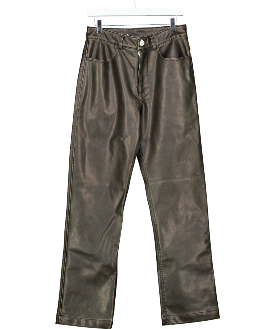 ZARA Black New York Edition Faux Leather Trousers W30