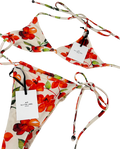 SLA the label Multicoloured 2-piece Capri Bikini Set UK S/M