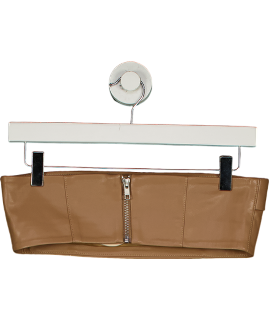 Camila Coelho Beige Bruna Bralette UK S