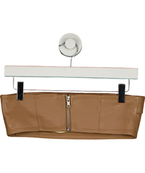 Camila Coelho Beige Bruna Bralette UK S