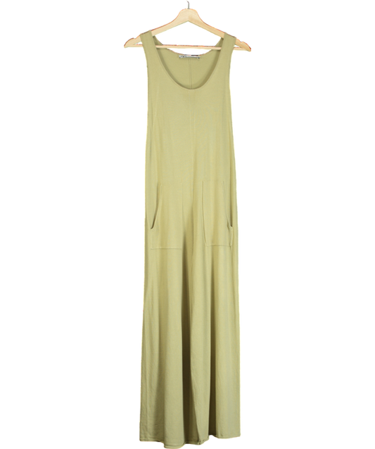 ZARA Olive Green Jumpsuit UK 6