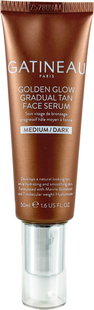 GATINEAU Golden Glow Gradual Tan Face Serum Medium/dark 50ml