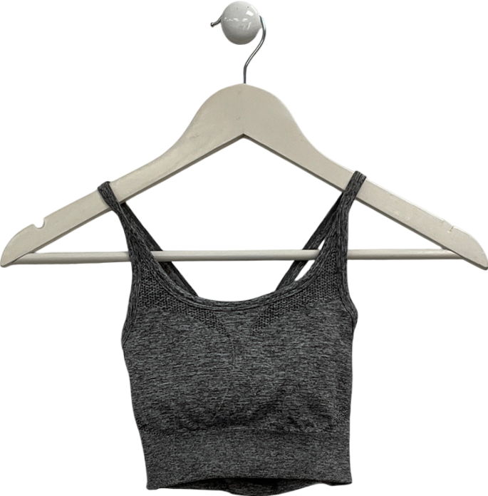 aybl Grey Empower Seamless Sports Bra UK XS