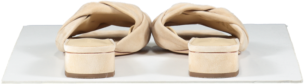 J.McLaughlin Beige Hanna Suede Mules UK 8 EU 41 👠