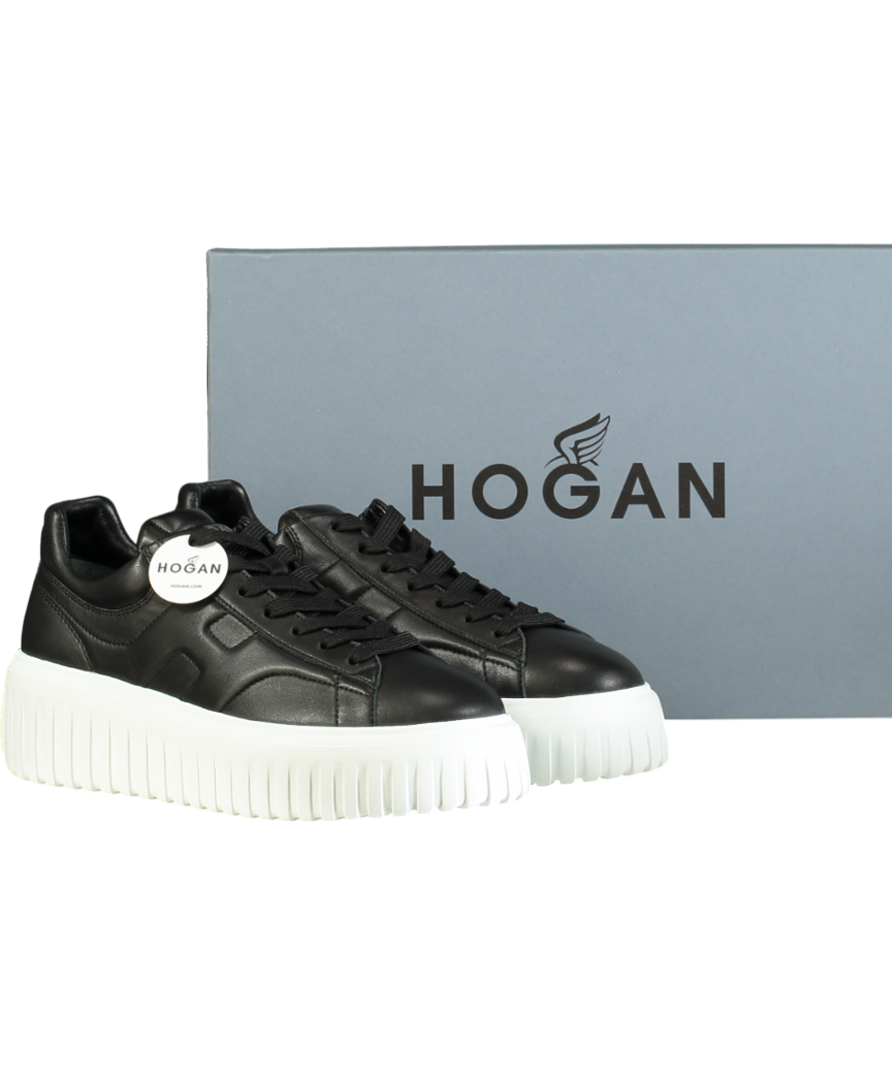 Hogan Black H-stripe Raised Sneaker UK 5 EU 38 👠