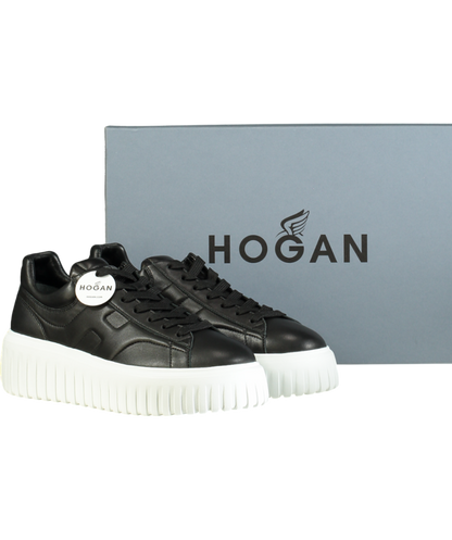 Hogan Black H-stripe Raised Sneaker UK 5 EU 38 👠