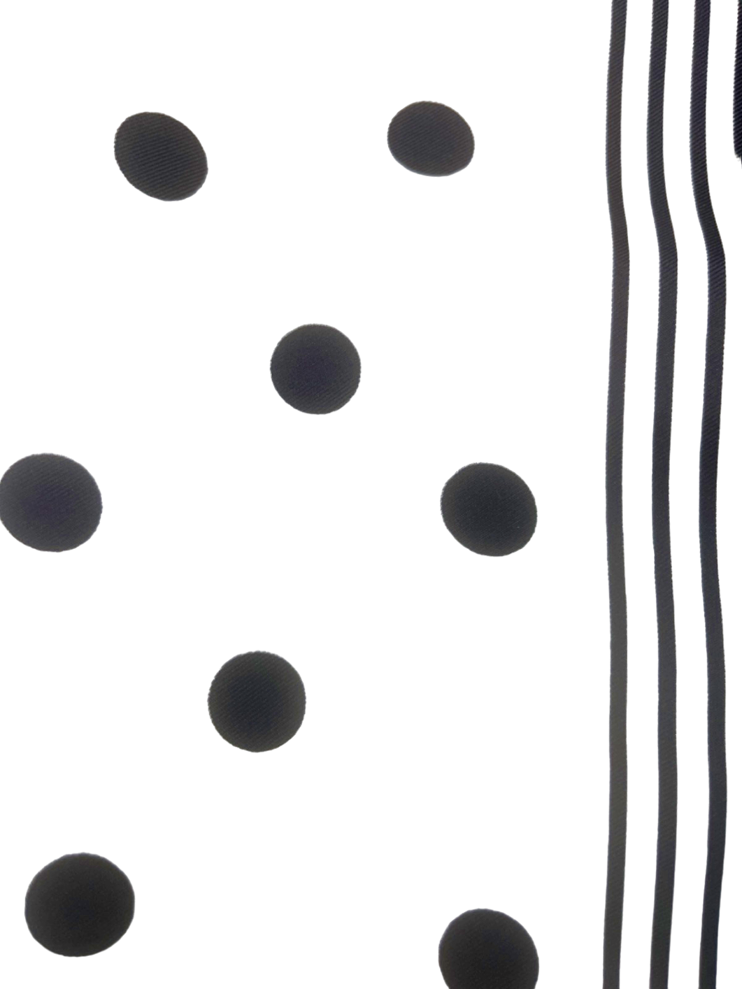 Goelia Navy Polka Dot Scarf UK One Size