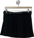 STEVE MADDEN Black Margo Pleated Mini Skirt UK 6