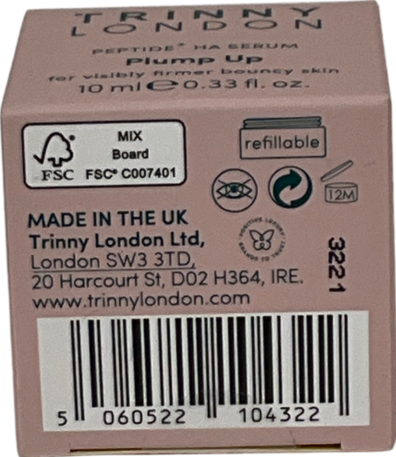 Trinny London Peptide⁺ Ha Serum Plump Up Mini 10ml