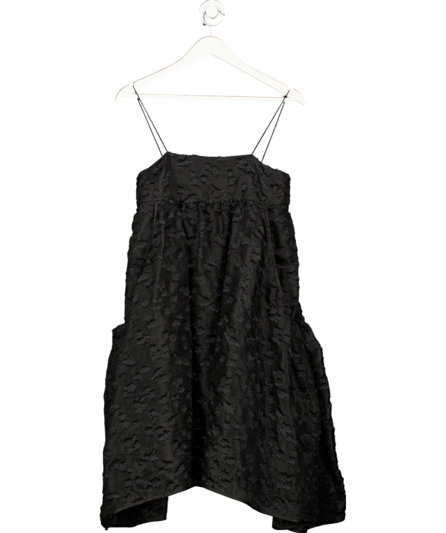 Cecilie Bahnsen Black Victoria mini dress UK 8