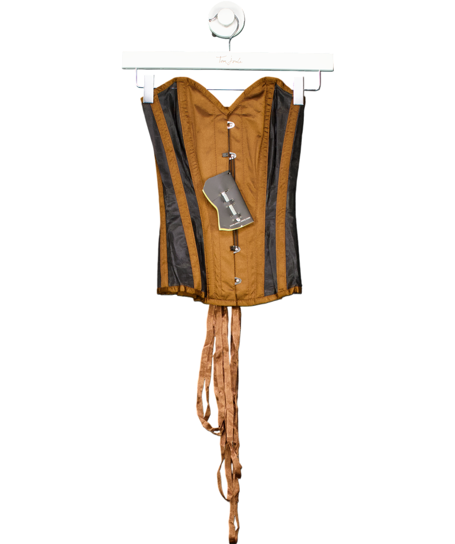 Corset Story Brown Overbust Corset UK XXS