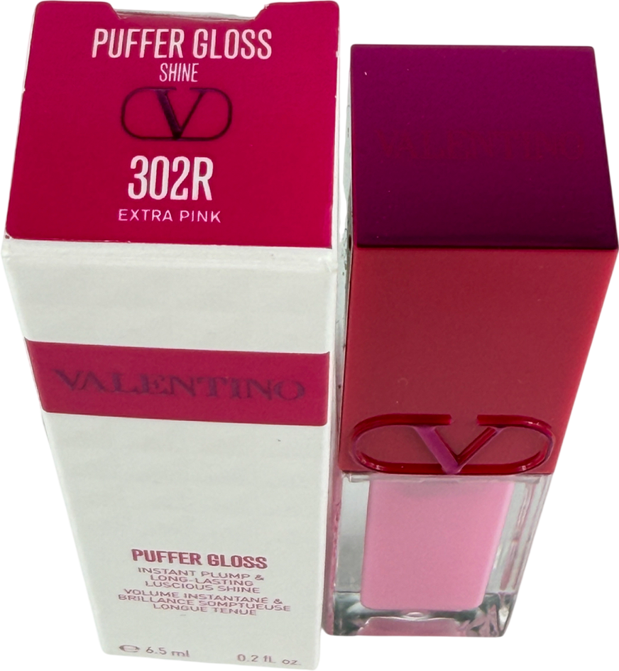 Valentino Puffer Plumping Lip Gloss 302r 6.5ml