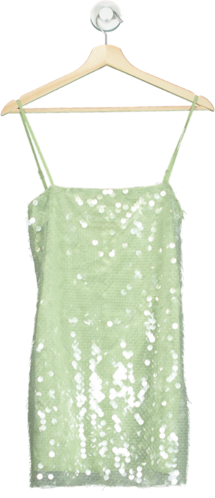SLA Green Sequin Mini Dress XS