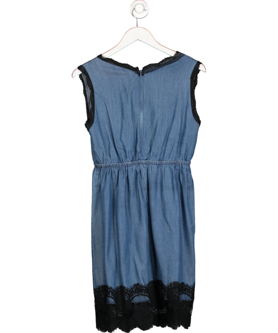 Dolce & Gabbana Blue Denim Mini Dress UK 12