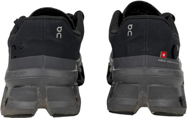 ON  Cloudmonster running trainers in all black UK 4 EU 37 👠