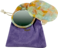Tort Jaya Mirror In Pastel Marble Purple One size