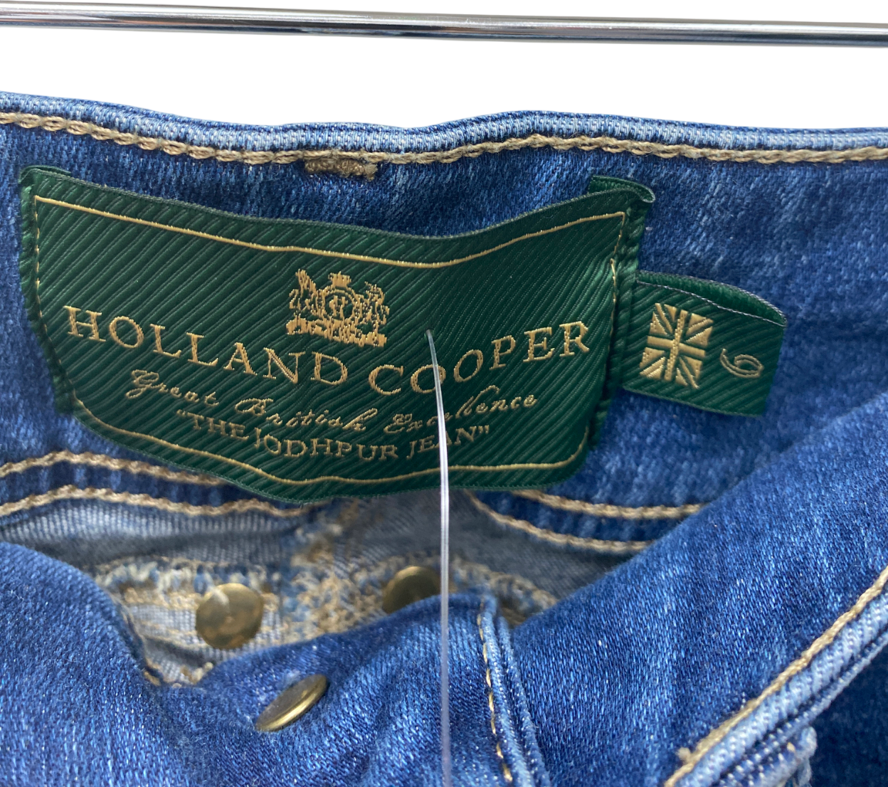 Holland Cooper Blue Jodhpur Jeans UK 6
