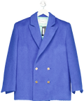 Yomi Blue Longline Double Breasted Blazer UK S/M