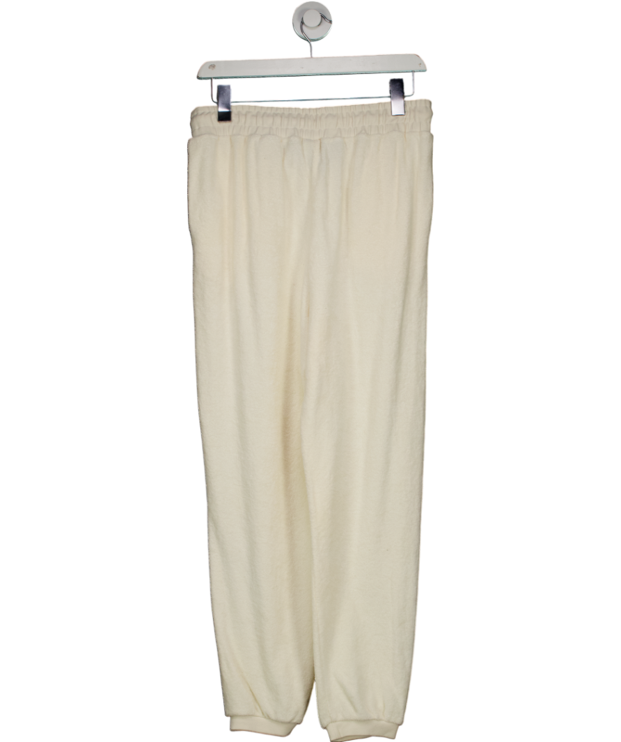 & Other Stories Cream Terry Jogger Trousers UK S