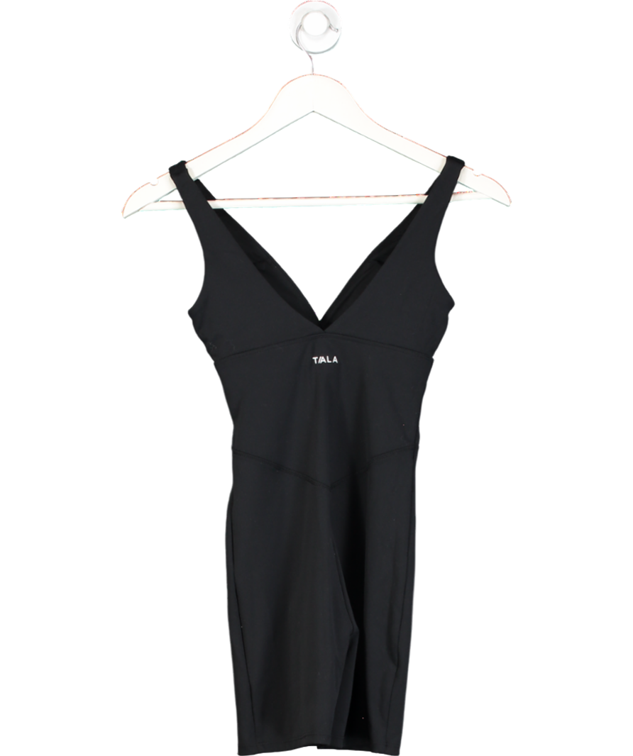 T/ALA Black Dayflex Built-in Support V Neck Unitard UK XS