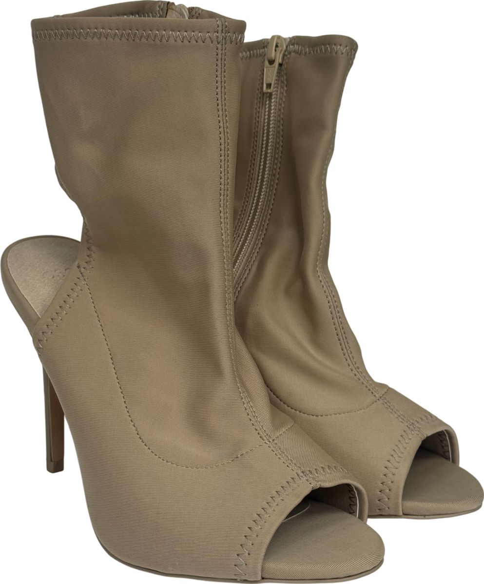 ASOS Beige Truffle Collection Open Toe Heels UK 4 EU 37