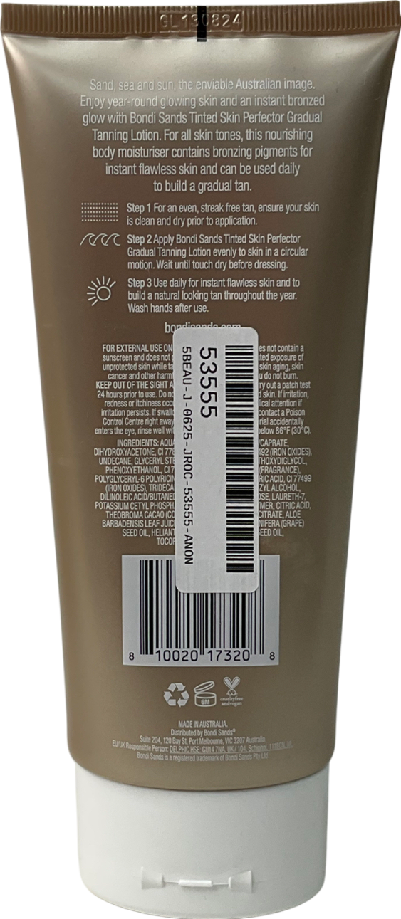Bondi Sands Tinted Skin Perfector Gradual Tanning Lotion 150ml