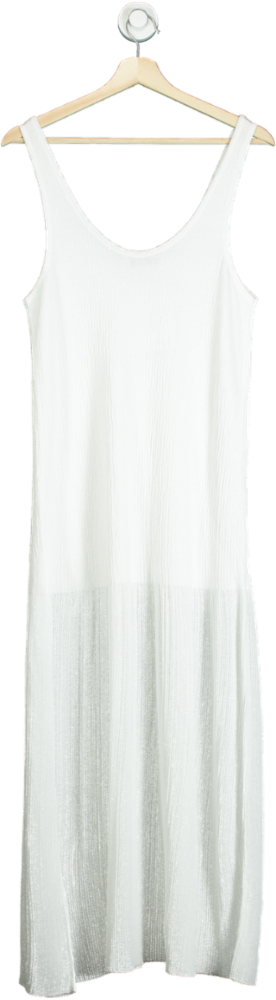 Massimo Dutti White Sleeveless Dress