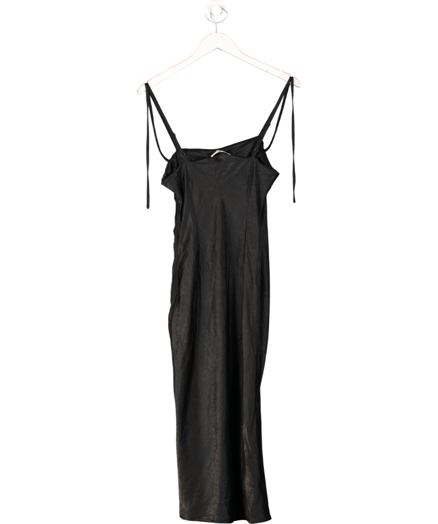 4th & Reckless Black Eve Maxi Dress UK 8