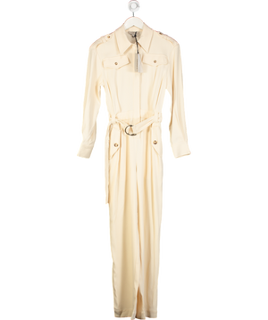 Vivere Cream Gabriel Jumpsuit UK 6