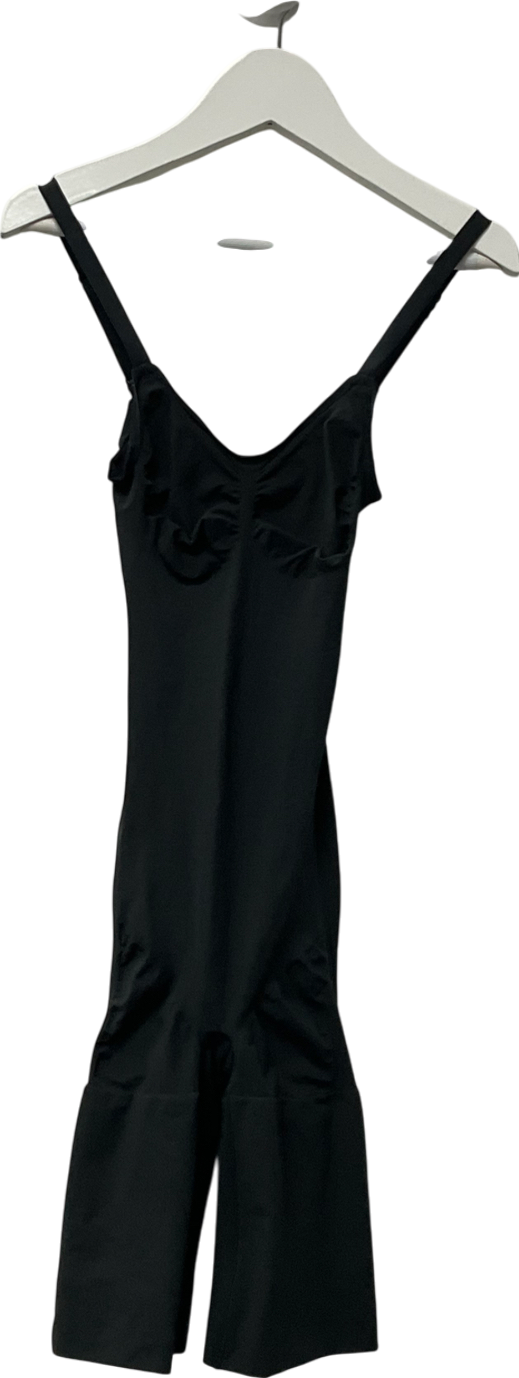 SKIMS Black Every Day Sculpt Mid Thigh Bodysuit - Onlyx UK XS