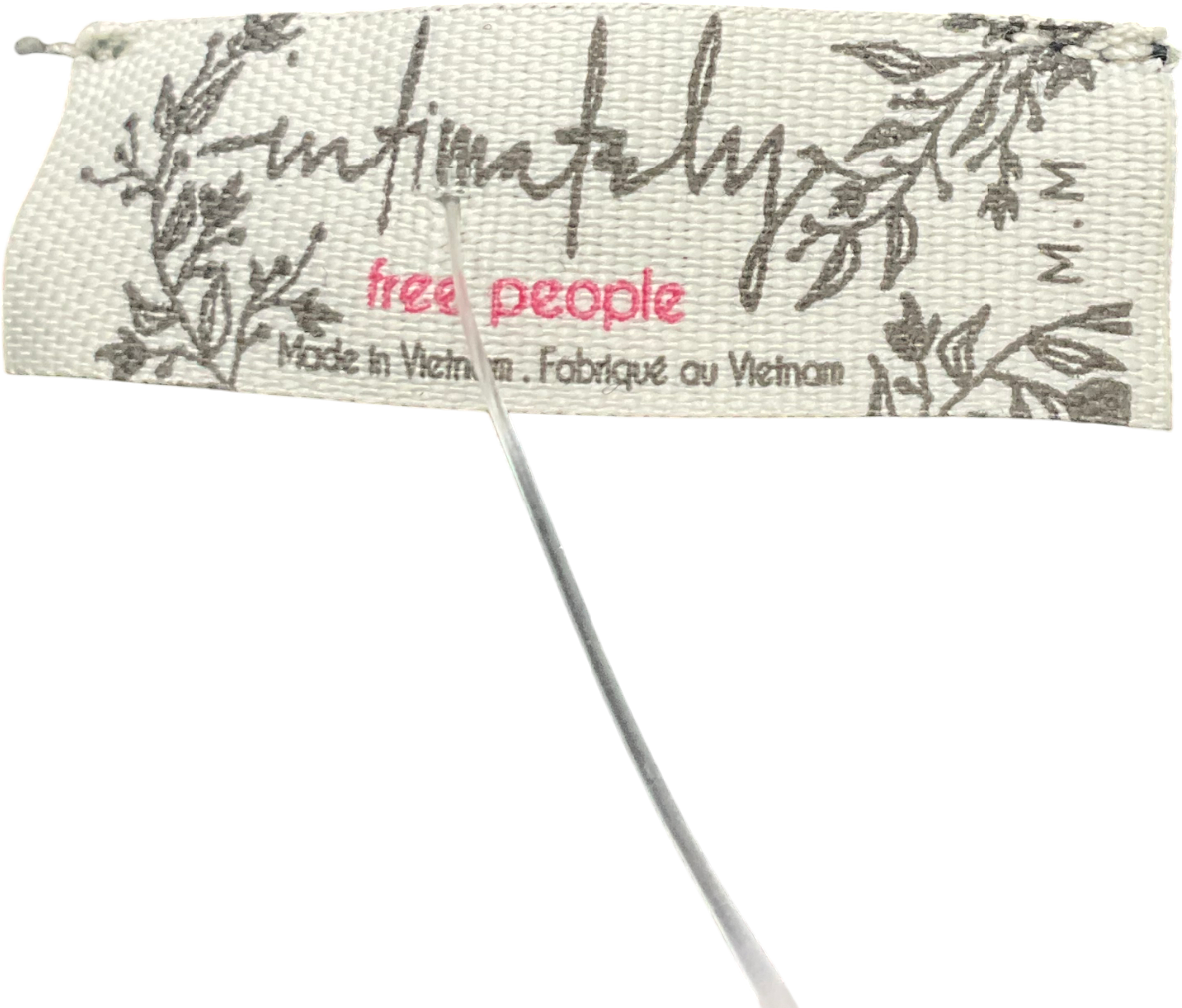 Free People Black French Courtship Half Slip UK M