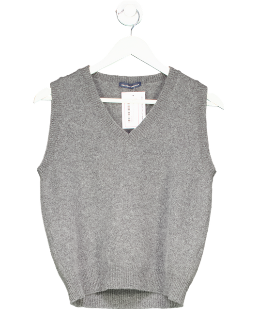 Brandy Melville Grey Collette Sweater Vest UK S