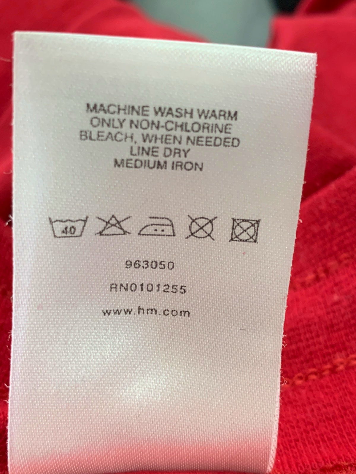 H&M Red Drawstring Capri Pants UK XXXL