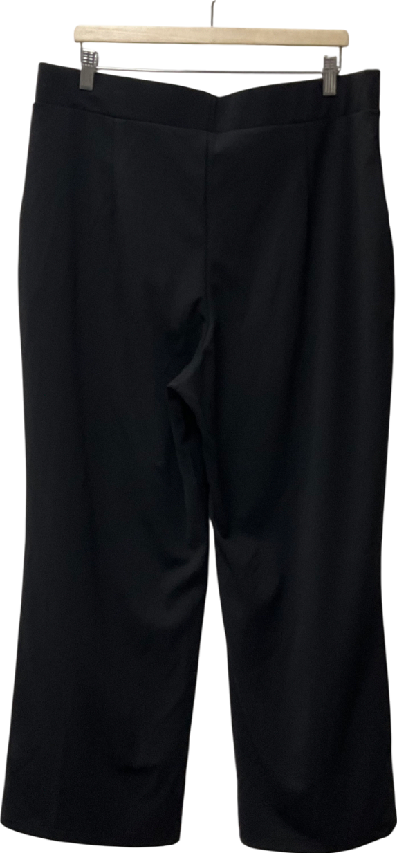 H&M Black Tailored Trousers UK XL