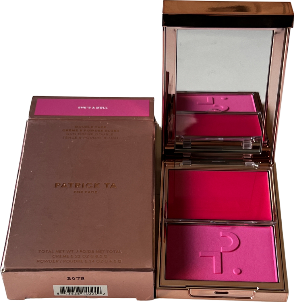 patrick ta Double-take Crème And Powder Blush Duo - She's A Doll Shes A Doll 4g