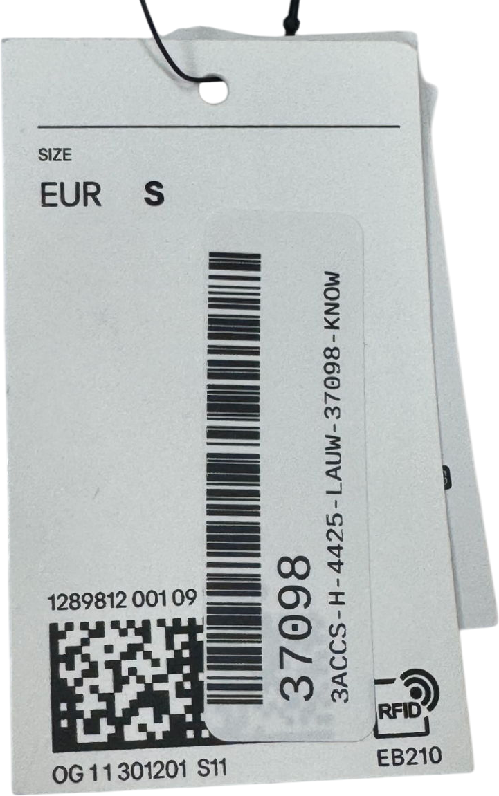 H&M Black Studded Belt UK S