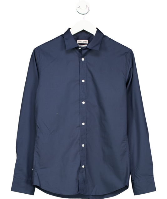 jack & jones Blue Slim Fit Dress Shirt UK XS