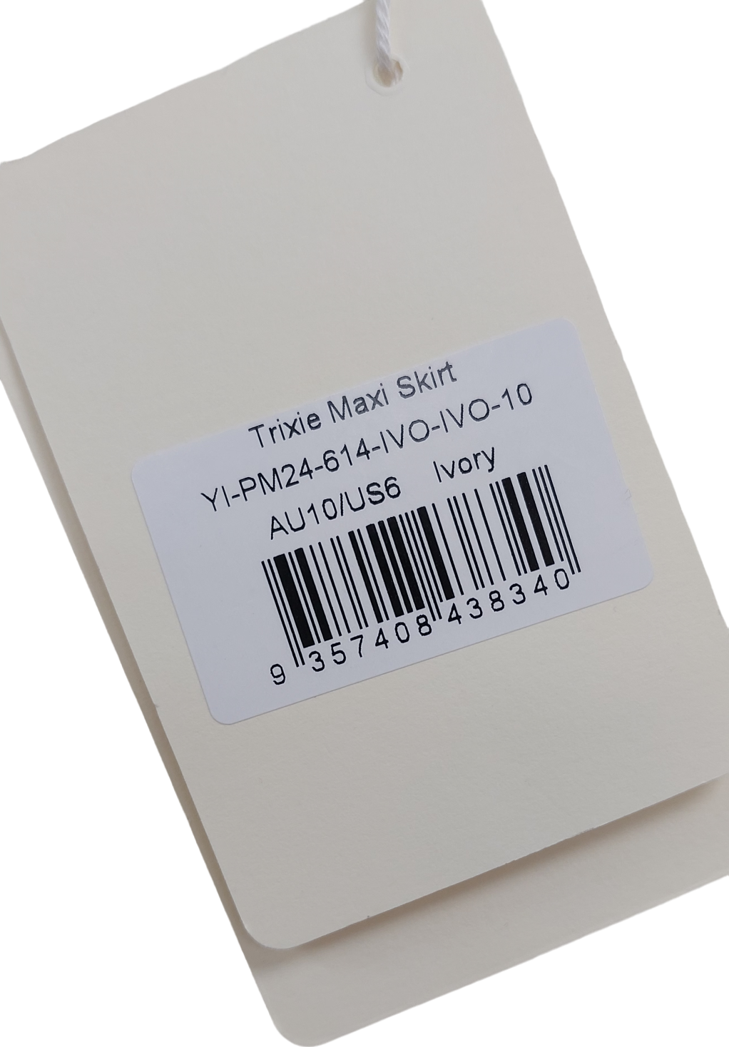 pepper mayo Cream Trixie Maxi Skirt UK 10